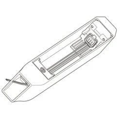 Shimano Steps Batterie-Halter Integrierter Rahmenakku STEPS BM-E8020 -Fahrrad Zubehör Verkauf 21657 3 A 424