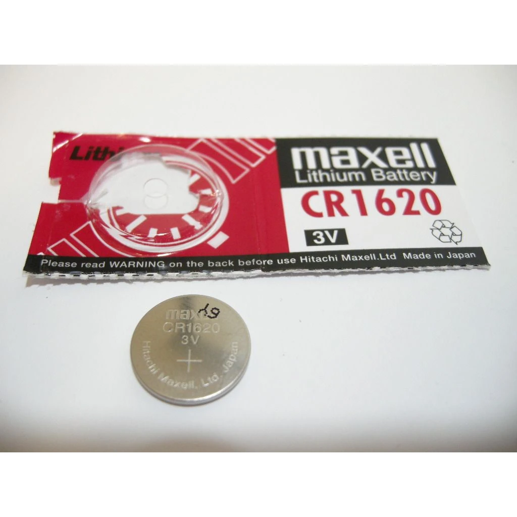 Maxell Batterie CR1620 Lithium Knopfzelle 3V 3 Maxell Batterie CR1620 Lithium Knopfzelle 3V