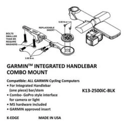 K-Edge Integrated Combo Für Garmin Edge Und GoPro -Fahrrad Zubehör Verkauf 29367 8 Z 408
