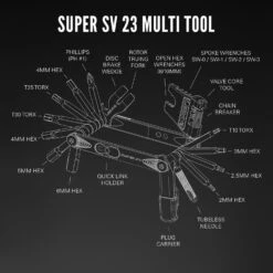 Lezyne Super SV Multitool -Fahrrad Zubehör Verkauf 33513 4 Z 228